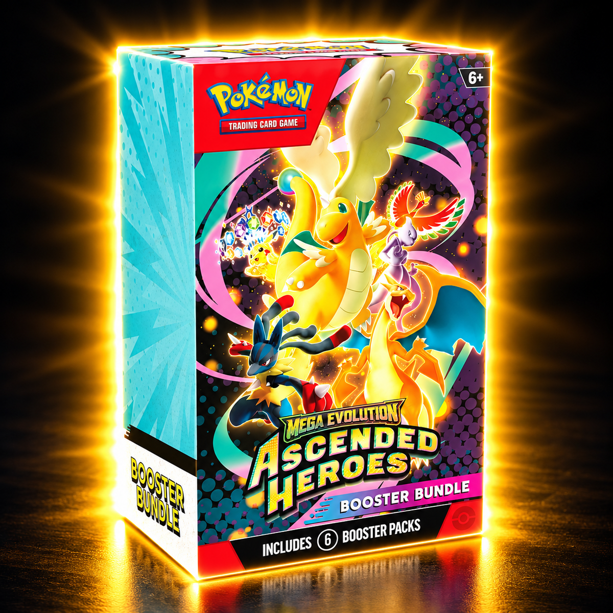 Pokémon TCG Mega Evolution Ascended Heroes Booster Bundle – 6 Packs