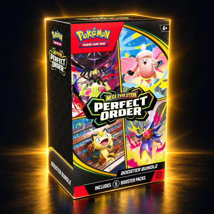 Pokémon TCG Mega Evolution Perfect Order Booster Bundle – 6 Packs