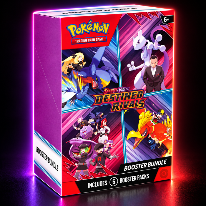 Pokémon TCG Scarlet & Violet Destined Rivals Booster Bundle – 6 Booster Packs